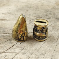 "Карп" шампурная пара, латунь