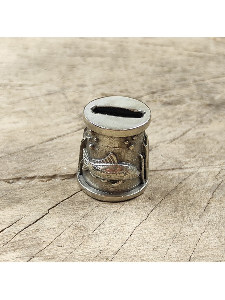 "Карп" оковка шампурная, белая бронза