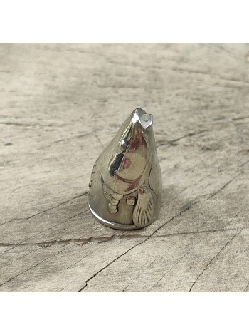 "Карп" тыльник шампурный (20 мм), белая бронза