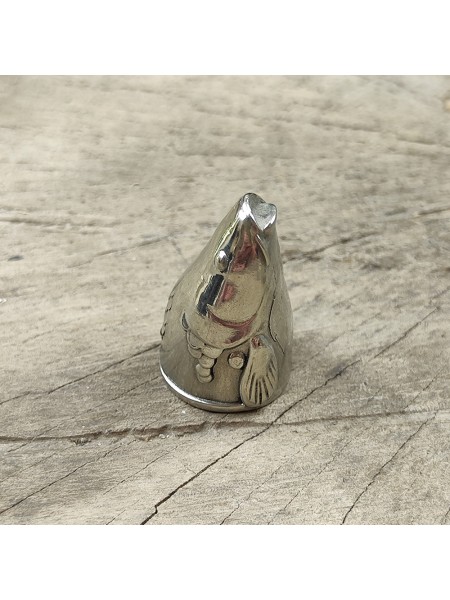 "Карп" тыльник шампурный (20 мм), белая бронза