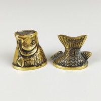 "Караси" шампурная пара, латунь