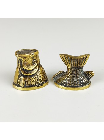 "Караси" шампурная пара, латунь