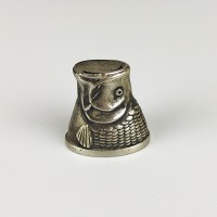 "Караси" оковка шампурная, белая бронза