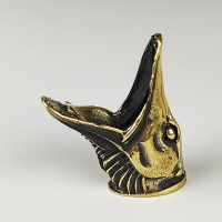 "Щука" овал, шампурная гарда, латунь