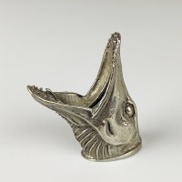 "Щука" овал, шампурная гарда, белая бронза