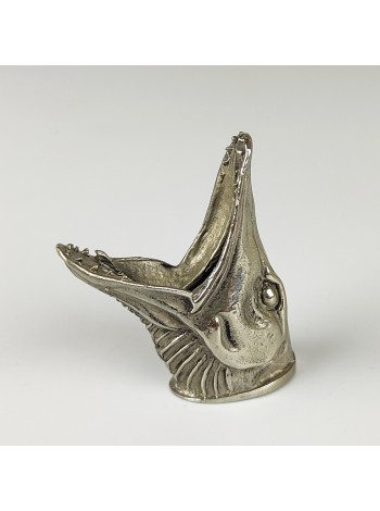 "Щука" овал, шампурная гарда, белая бронза