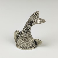 "Щука" овал, тыльник шампурный, белая бронза