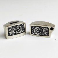 "Графские" пара шампурная, белая бронза