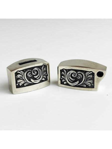 "Графские" пара шампурная, белая бронза