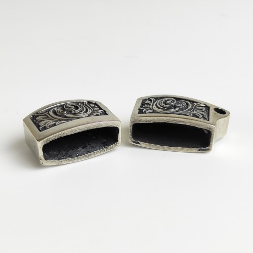 "Графские" пара шампурная, белая бронза