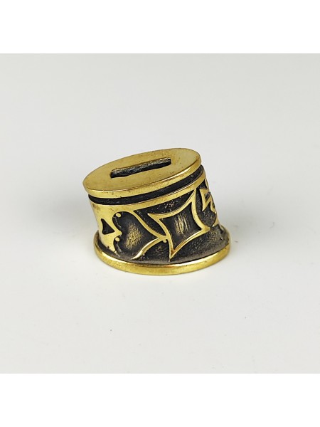 "Карты" вид 1, шампурная оковка, латунь