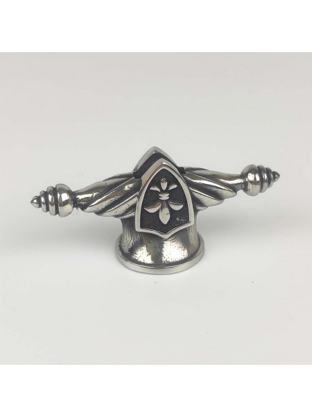 "Монарх мини" оковка шампурная, белая бронза