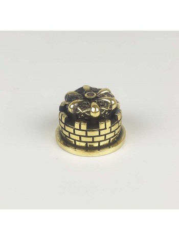 "Монарх мини" тыльник шампурный, латунь