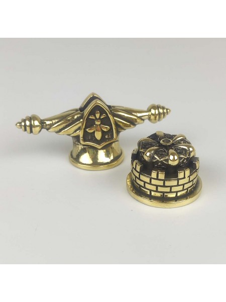 "Монарх мини" пара шампурная, латунь