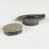 "Кинжальные "Финки"" шампурная пара, белая бронза