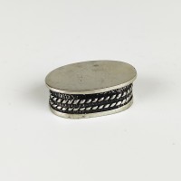 "Кинжальные "Финки"" шампурный тыльник, белая бронза