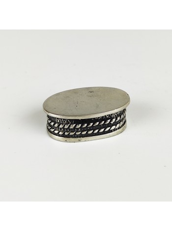 "Кинжальные "Финки"" шампурный тыльник, белая бронза