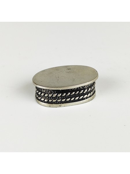 "Кинжальные "Финки"" шампурный тыльник, белая бронза