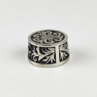 "Версаль" тыльник шампурный (27 мм), белая бронза