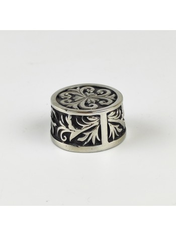 "Версаль" тыльник шампурный (27 мм), белая бронза