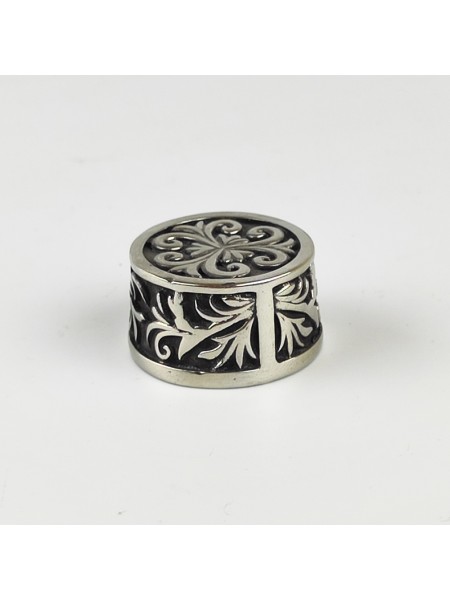 "Версаль" тыльник шампурный (27 мм), белая бронза