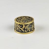 "Версаль" тыльник шампурный (27 мм), латунь