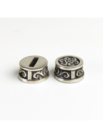 "Версаль мини" пара шампурная, белая бронза