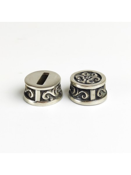 "Версаль мини" пара шампурная, белая бронза