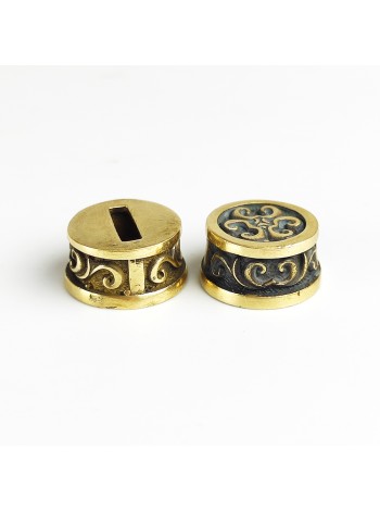 "Версаль мини" пара шампурная, латунь