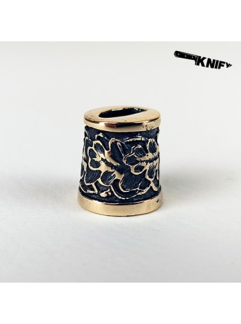 Оковка для стол. приб. круг., бронза чернение