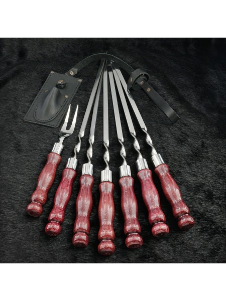 "Класичні" бордо, шампури з виделкою в сагайдаку