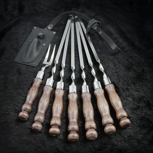 "Класичні" кава, шампури з виделкою в підвісі