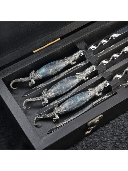 "Крокодили" кейс для шампурів 