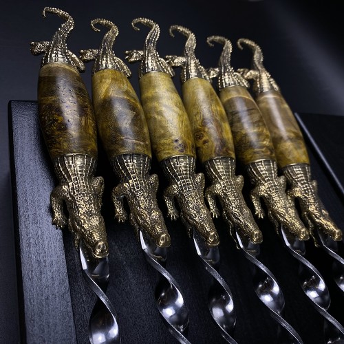 "Крокодили" ПІД ЗАМОВЛЕННЯ, жовтий кап, латунь