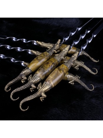 "Крокодили" ПІД ЗАМОВЛЕННЯ, жовтий кап, латунь