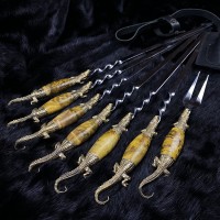 "Крокодили" ПІД ЗАМОВЛЕННЯ, жовтий кап, латунь