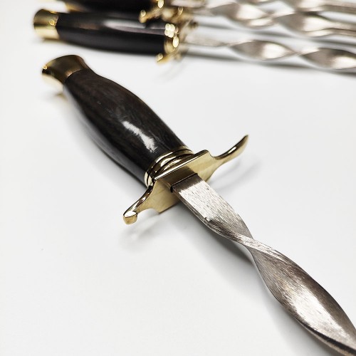 "Фінка череп" шампури з веделкою в чохлі