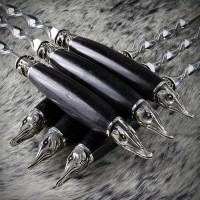 "Щуки" шампури 6 шт., граб, біле