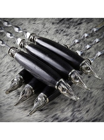 "Щуки" шампури 6 шт., граб, біле