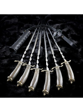 "Хіршфангер класичні" шампури ручної роботи в сагайдаку 