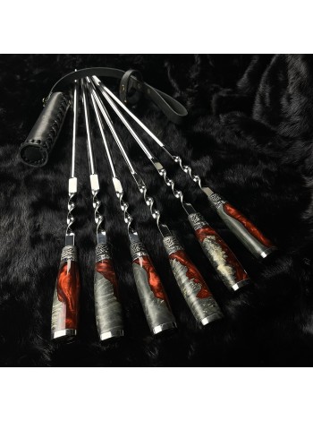 "Патріот" класичні, шампури в чохлі (черв./чор.)