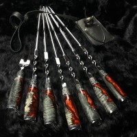 "Патріот" класичні, шампури з виделкою в чохлі (черв./чор.)