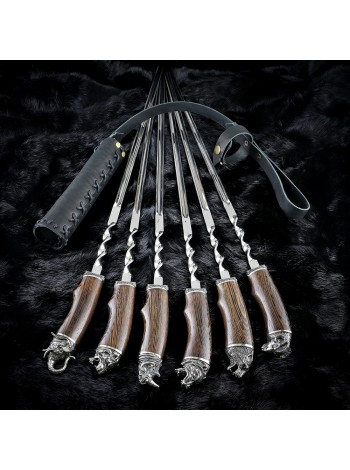 "Престиж" біла бронза, 6 шампурів в сагайдаку