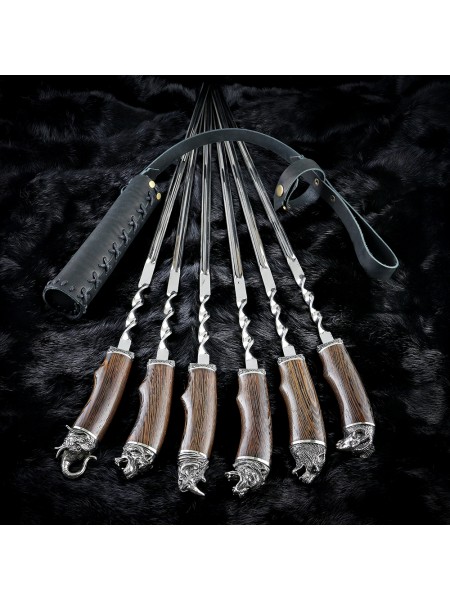 "Престиж" біла бронза, 6 шампурів в сагайдаку