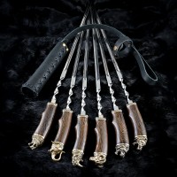 "Престиж" латунь, 6 шампурів в сагайдаку