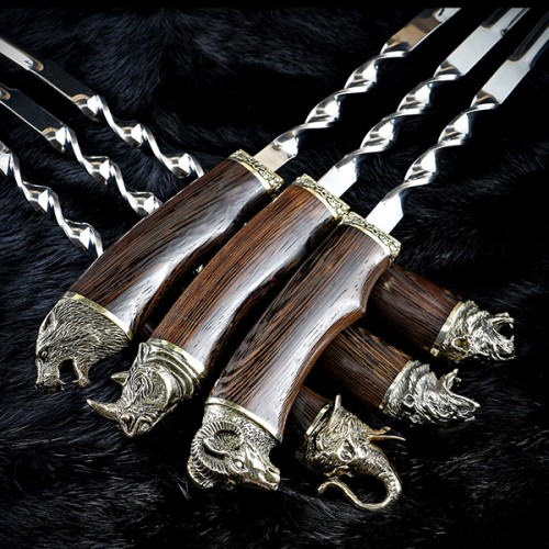 "Престиж" латунь, 6 шампурів в сагайдаку